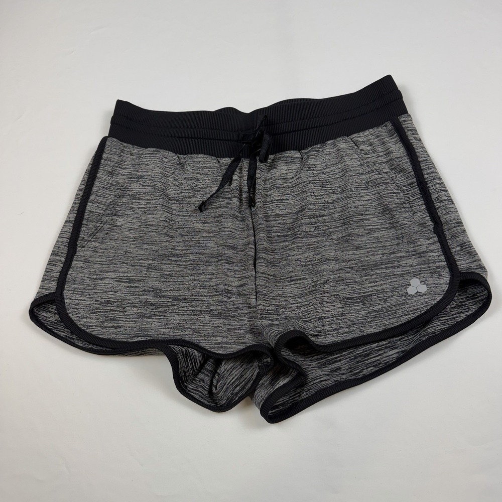 Tek‎ Gear Run Shorts-Ladies Small-Marled Grey and Black-NWOT